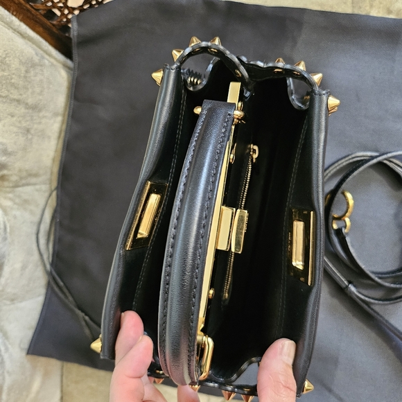 (Sold)Authentic Fendi Studded mini Peekaboo - Picture 4 of 8